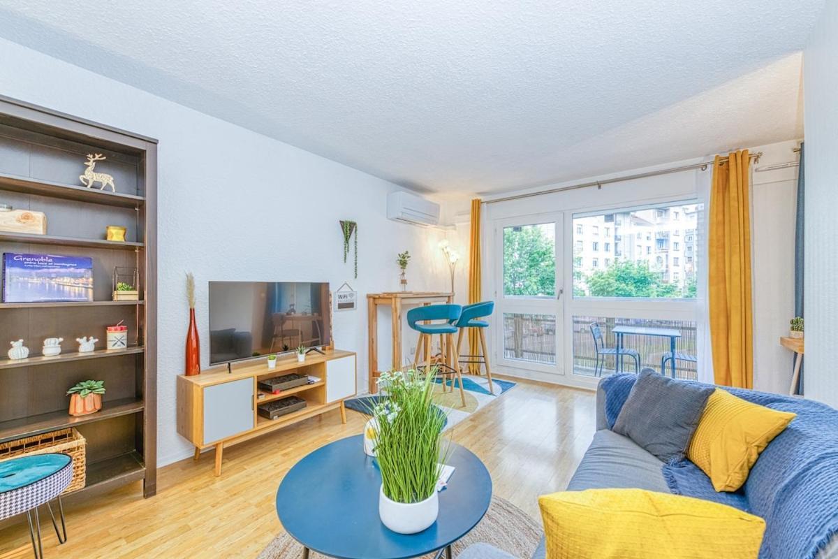 Charming T2, Wifi, Air Conditioning, Balcony Grenoble Extérieur photo