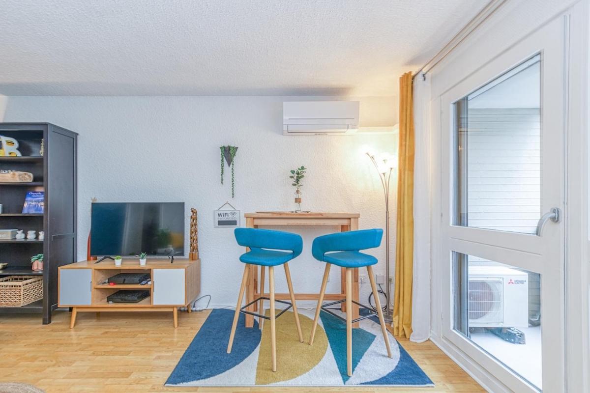 Charming T2, Wifi, Air Conditioning, Balcony Grenoble Extérieur photo